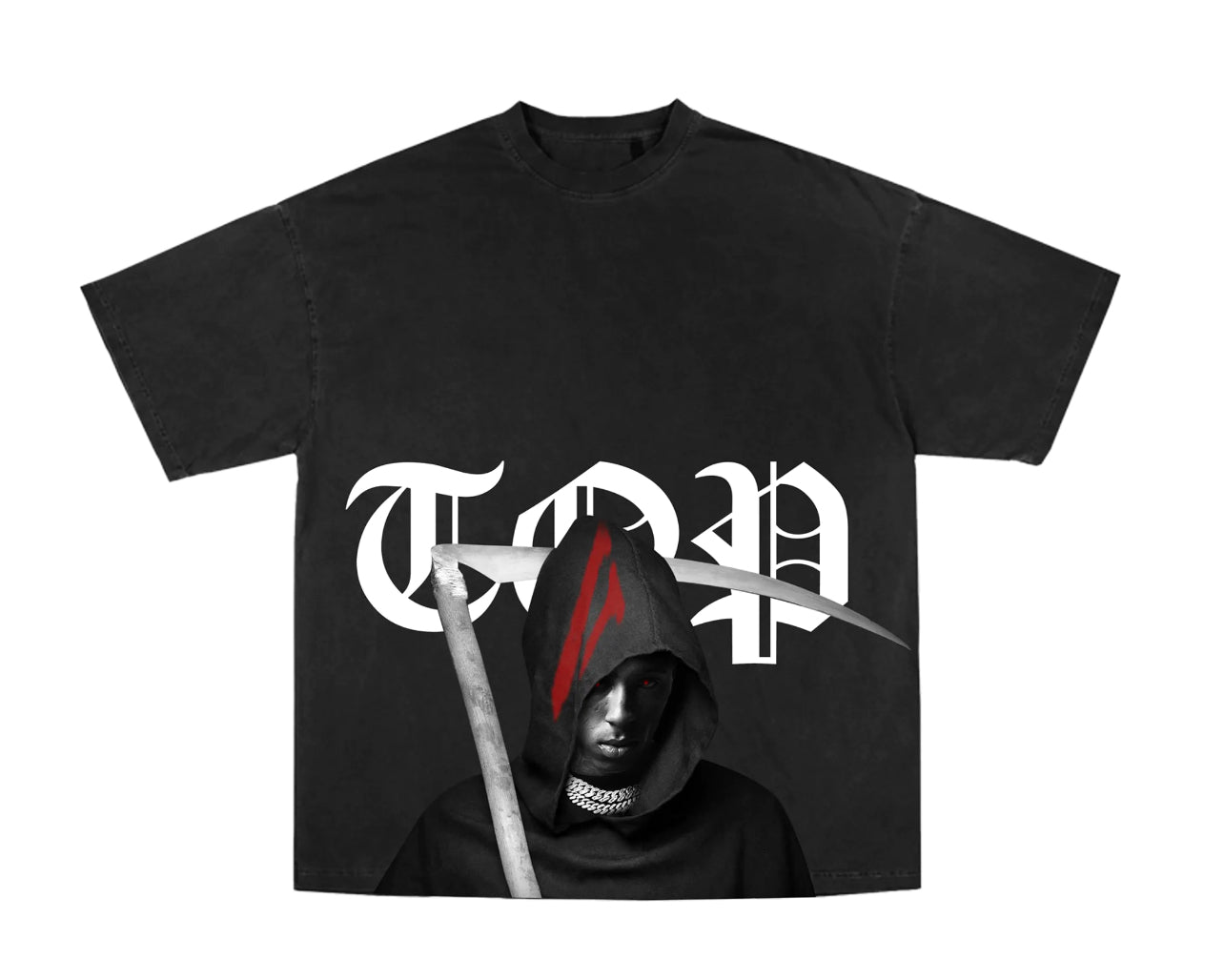 YoungBoy NBA x Vlone Murder Business Tee Black