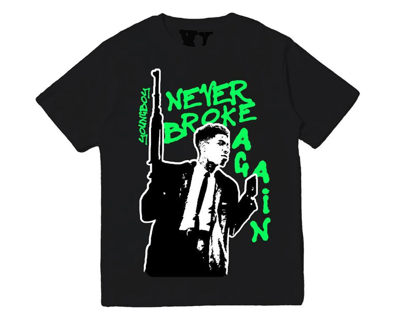 YoungBoy NBA x Vlone My Window Tee Black