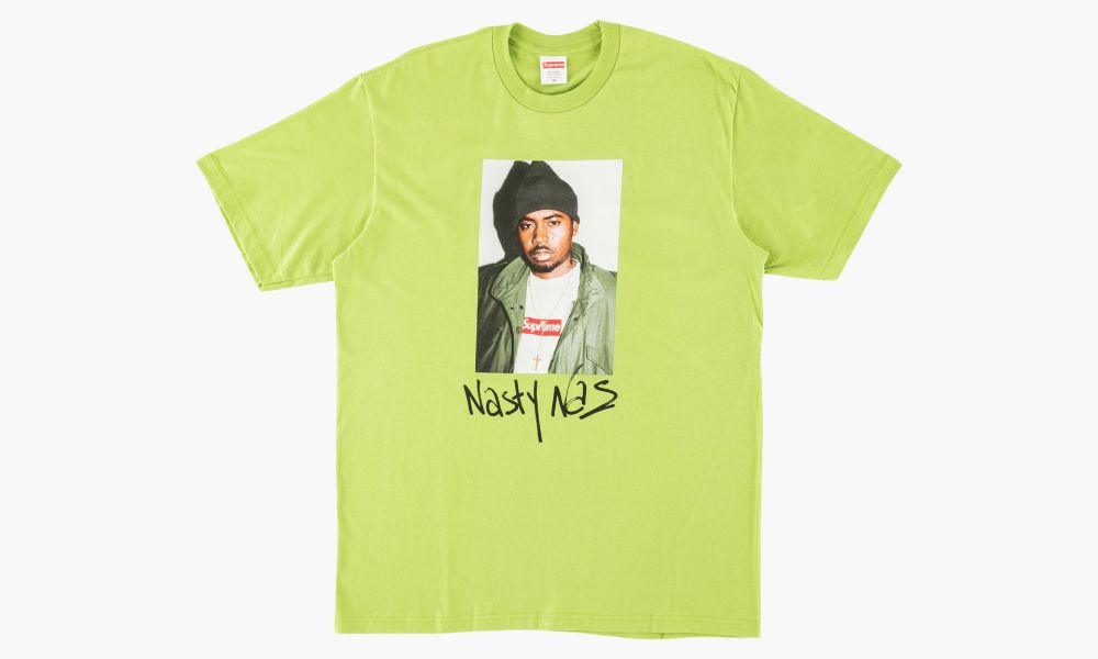 Supreme Nas Tee Lime