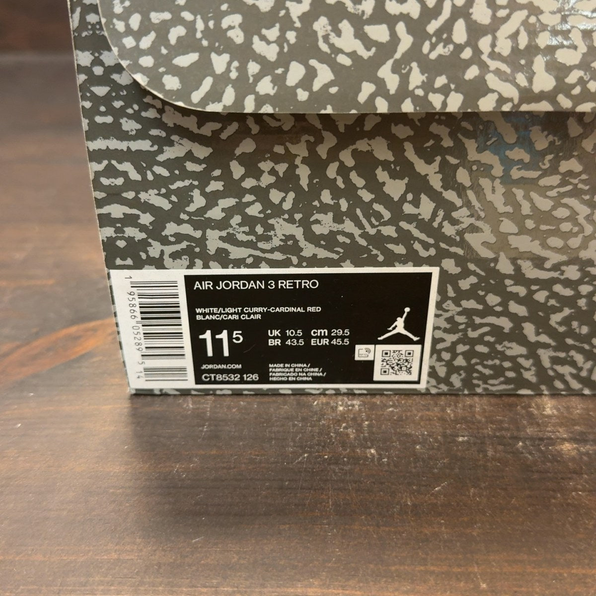 Jordan 3 Retro Cardinal Red - Image 7