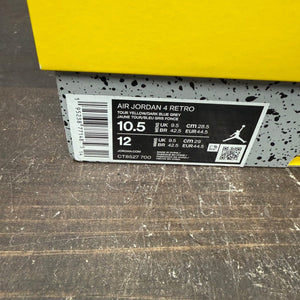 Jordan 4 Retro Lightning (2021) Size 10.5 (Pre-Owned) - aux