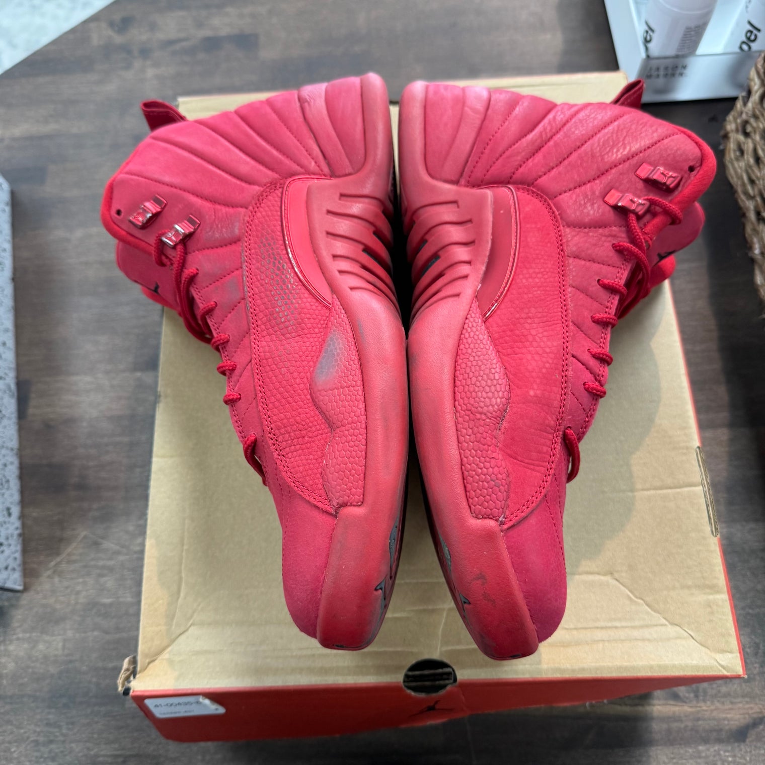Red Suede Jordan 12 (USED)