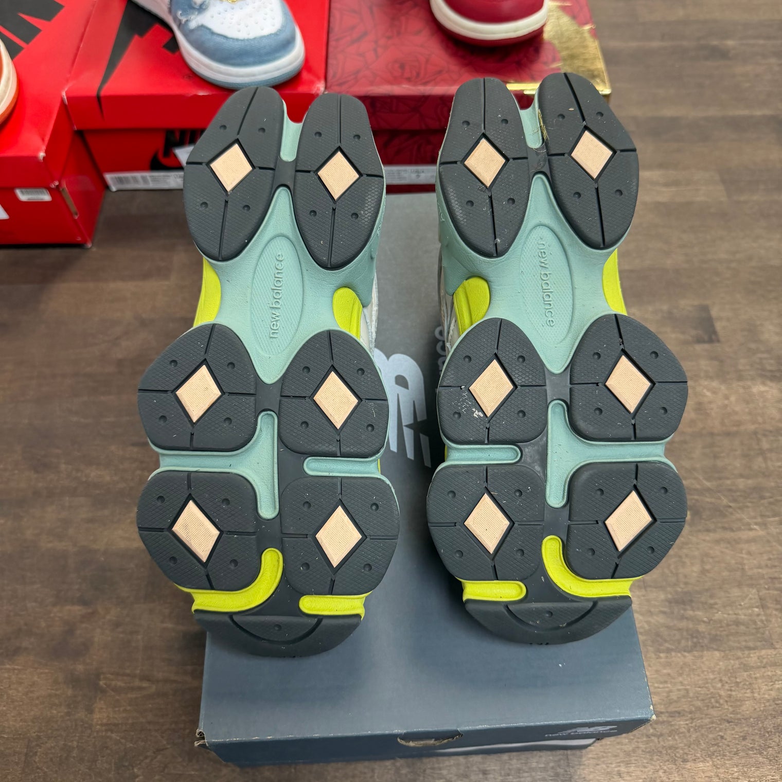 New Balance 9060 Moonbeam Vintage Rose Lime (USED)