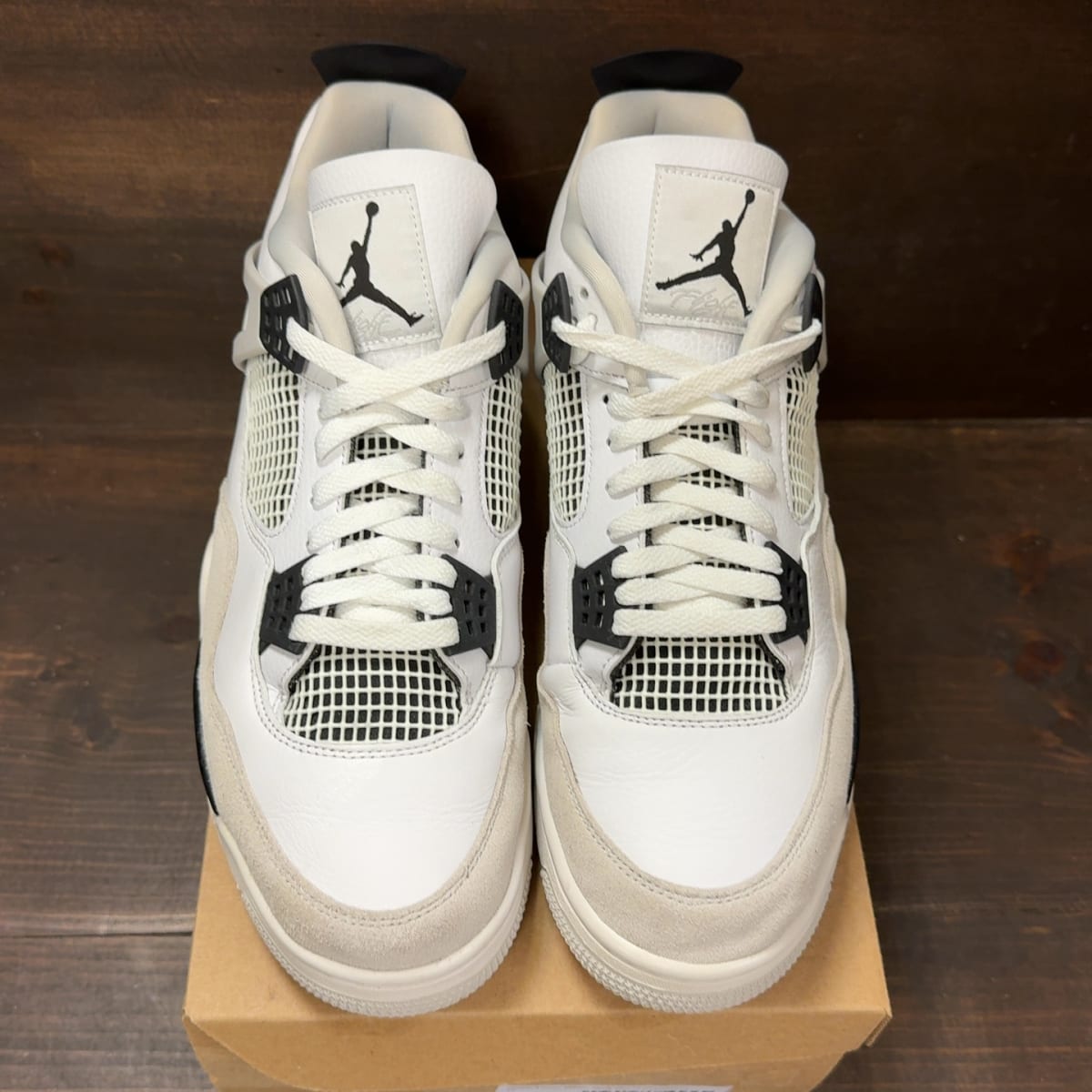 Jordan 4 Retro Military Black Size 13 (Pre-Owned) - tag
