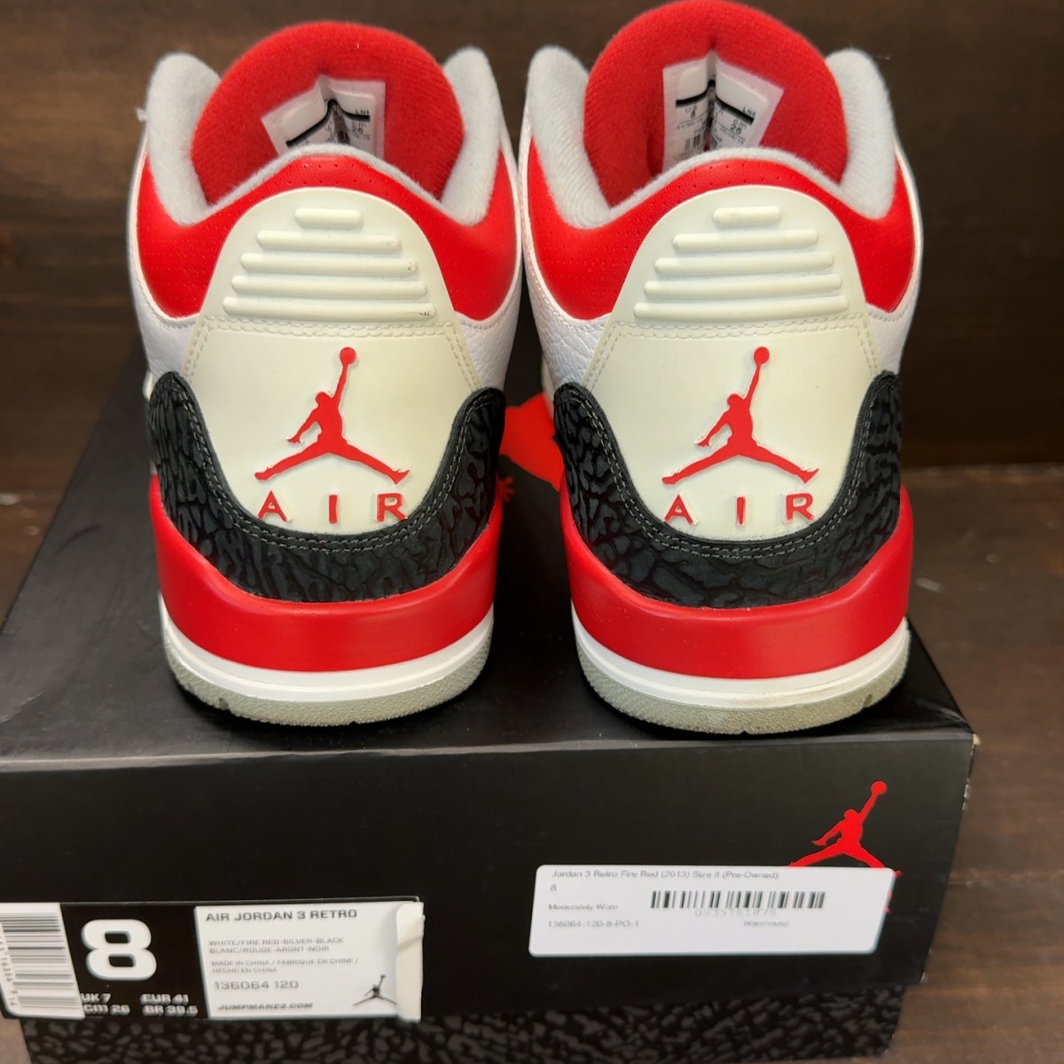 Jordan 3 Retro Fire Red (2013) - Image 5