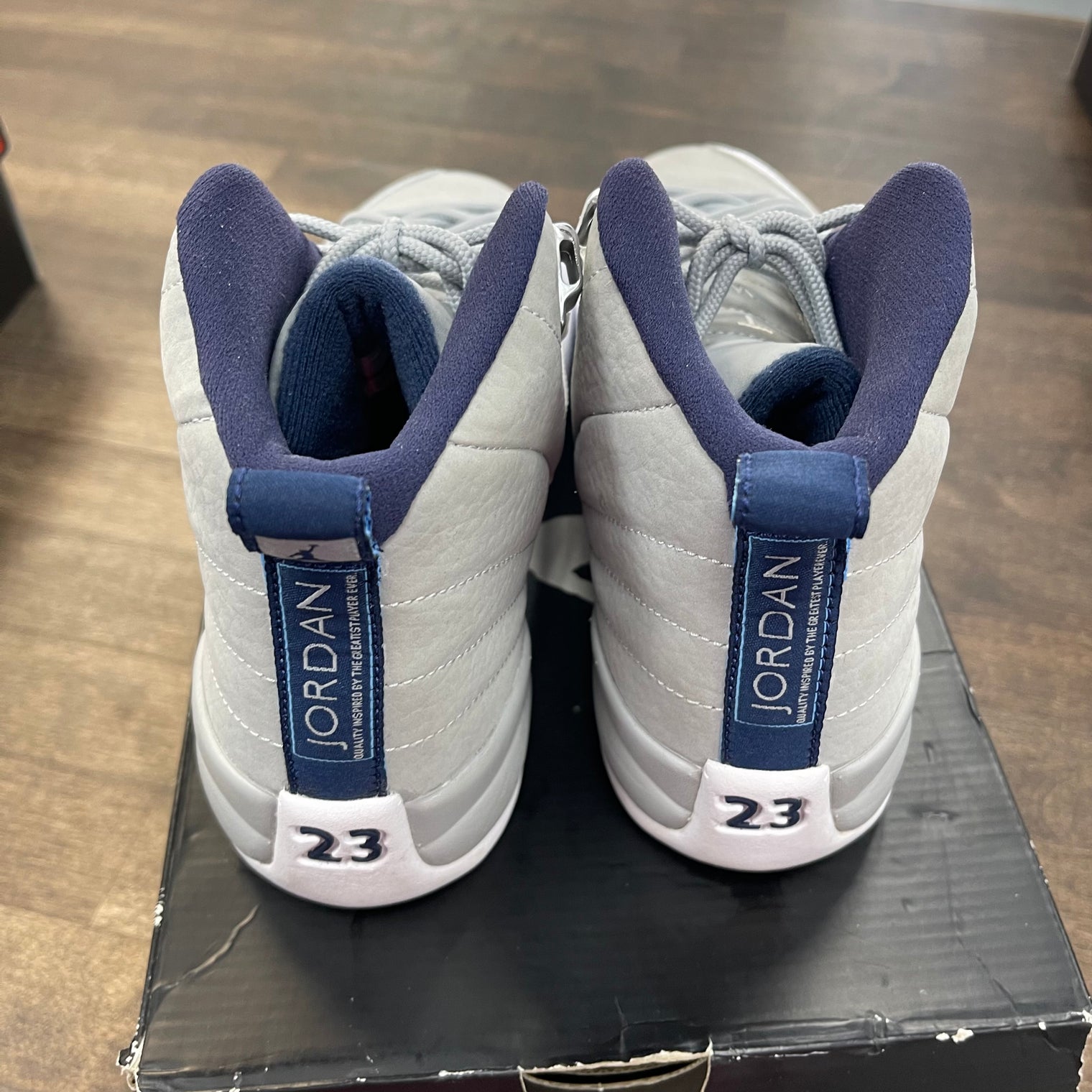 University Blue Jordan 12 (GS) (USED, Replacement Box)