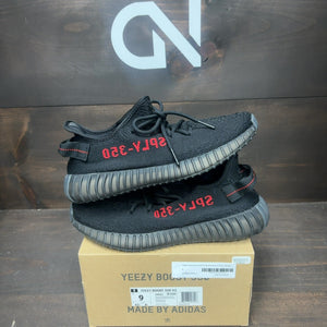 adidas Yeezy Boost 350 V2 Black Red - Image 1