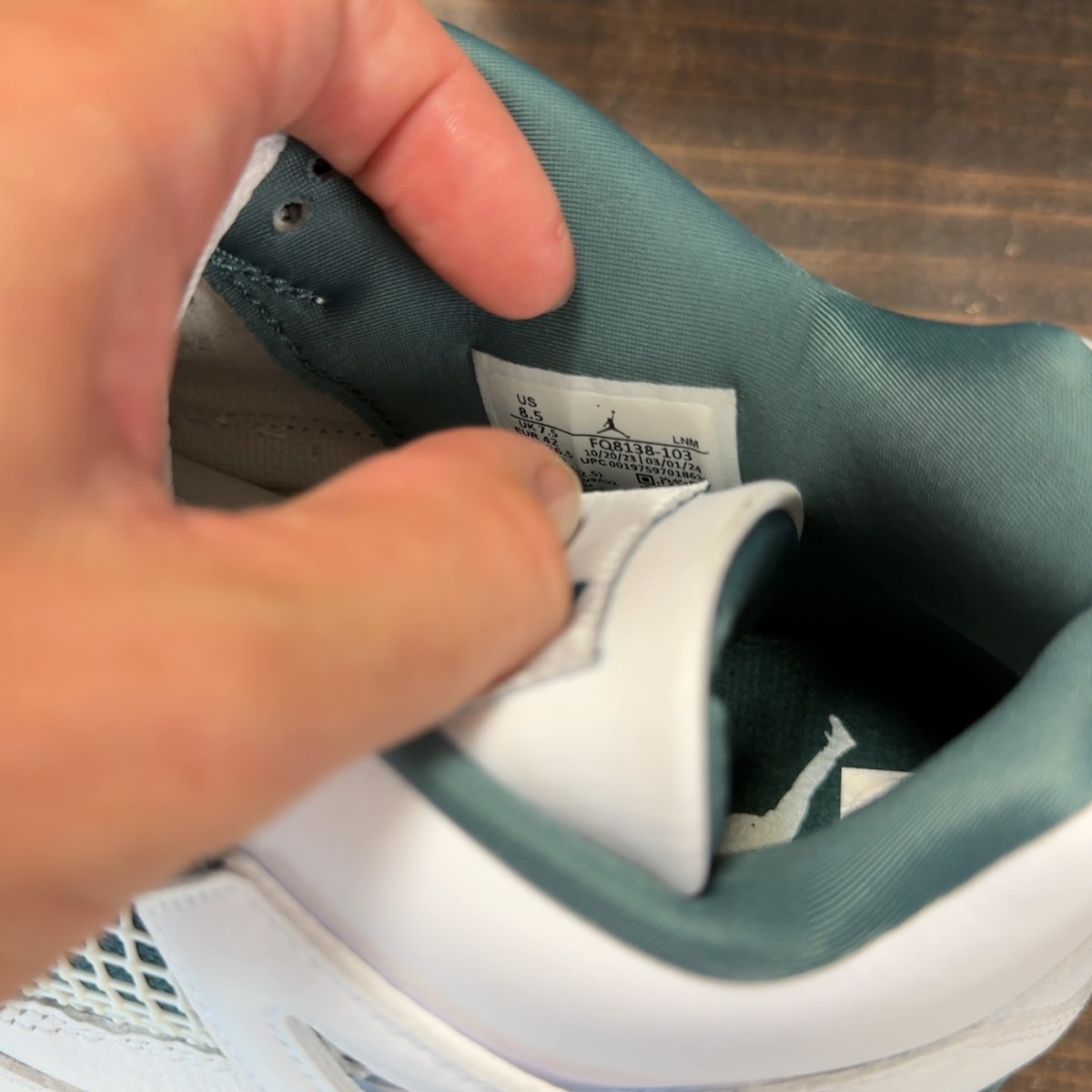 Jordan 4 Retro Oxidized Green - Image 7
