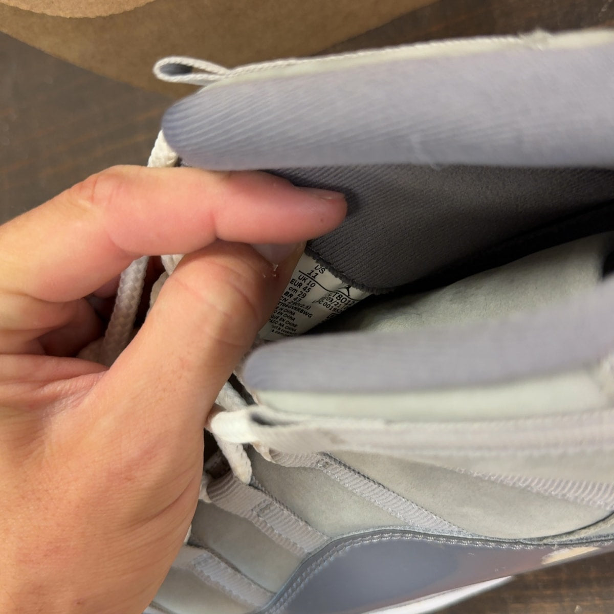 Jordan 11 Retro Cool Grey (2021) Size 11 (Pre-Owned) - Image 7