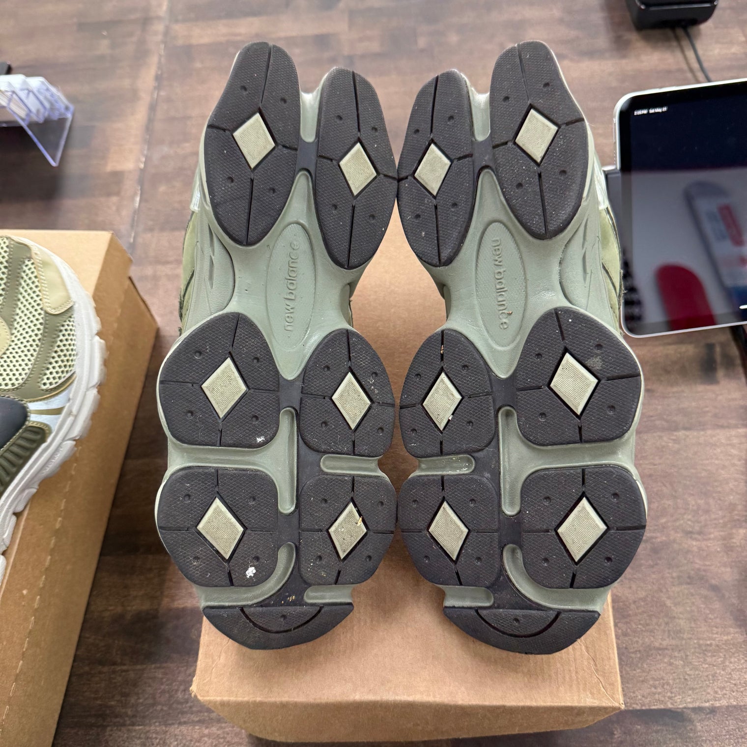 Dark Olivine New Balance 9060 (USED, No Box)