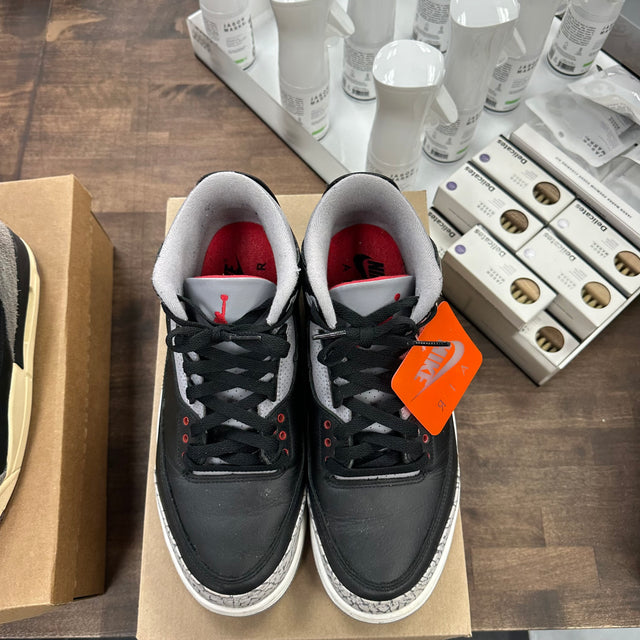 Black Cement Jordan 3 Retro (USED, No Box)