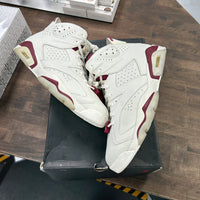 Maroon Jordan 6 Retro (USED)