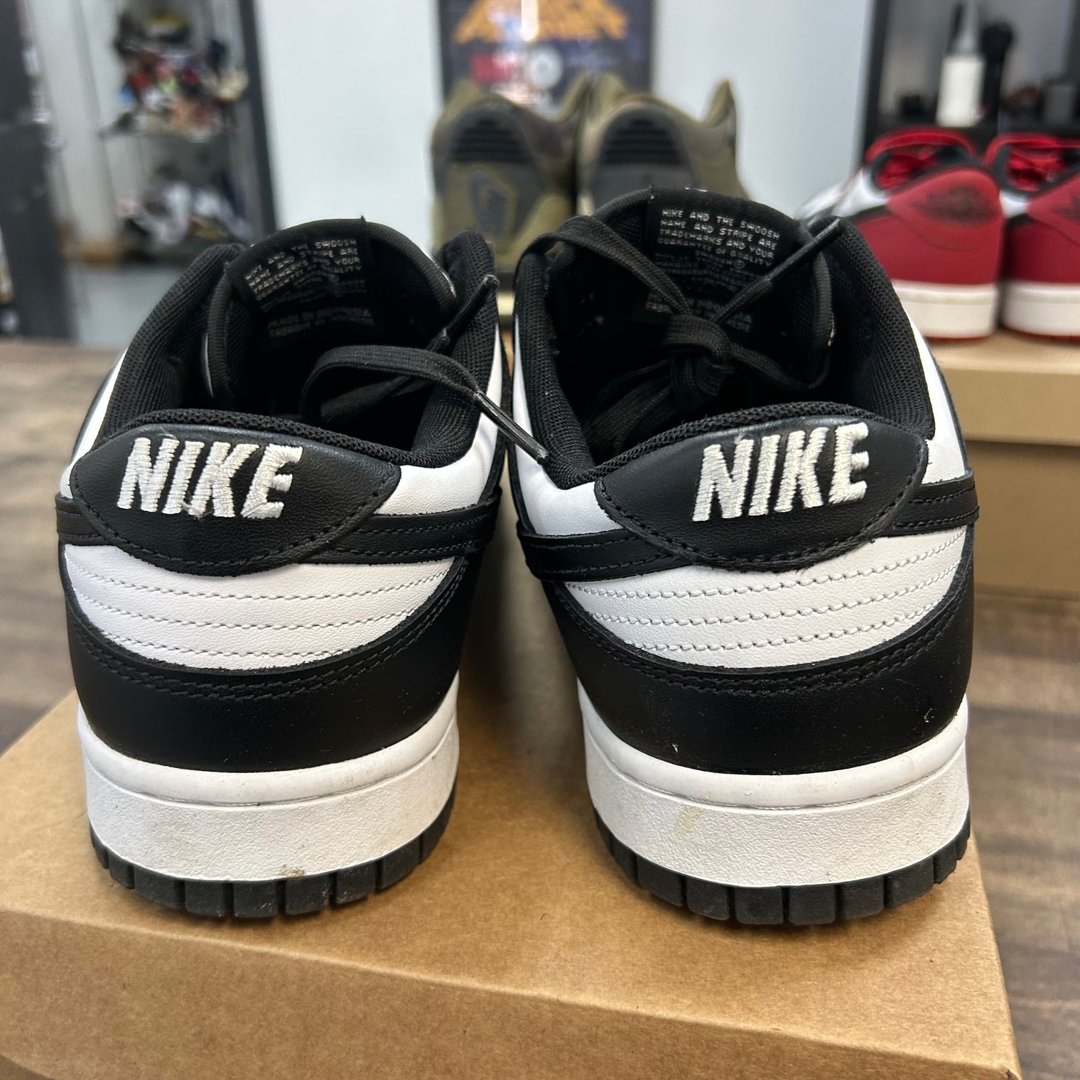 Nike Dunk Low Panda Black White (USED, No Box)