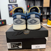 Obsidian French Blue Ashen Slate White Jordan 1 Low SE Craft (USED)