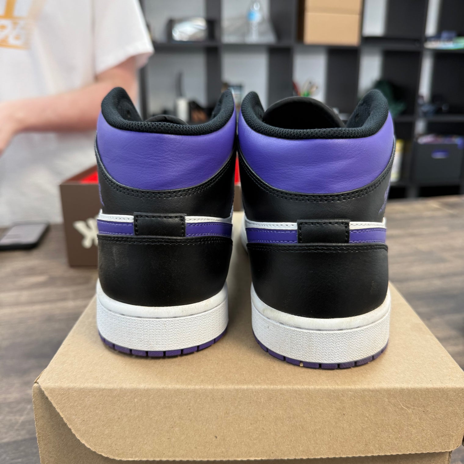 Dark Iris Jordan 1 Mid (USED, No Box)