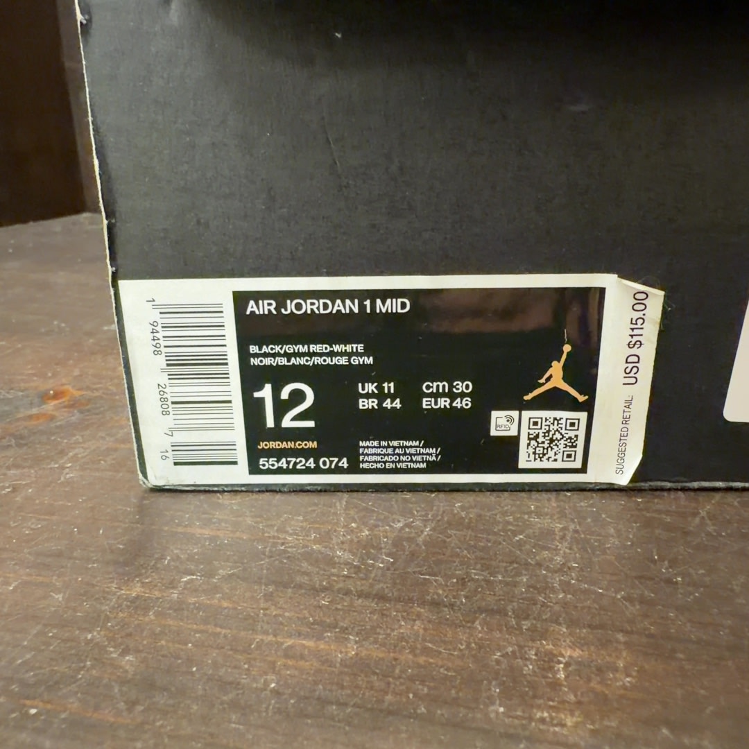 Jordan 1 Mid Banned (2020) - Image 7