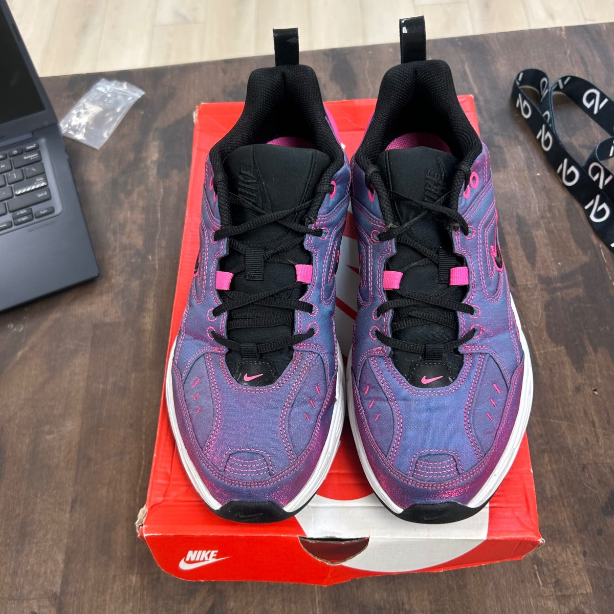Nike M2K Tekno SE Laser Fuchsia (Women's) Size 10.5 (Pre-Owned) - Image 2