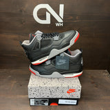 Jordan 4 Retro Bred Reimagined Size 9 (Pre-Owned) - front