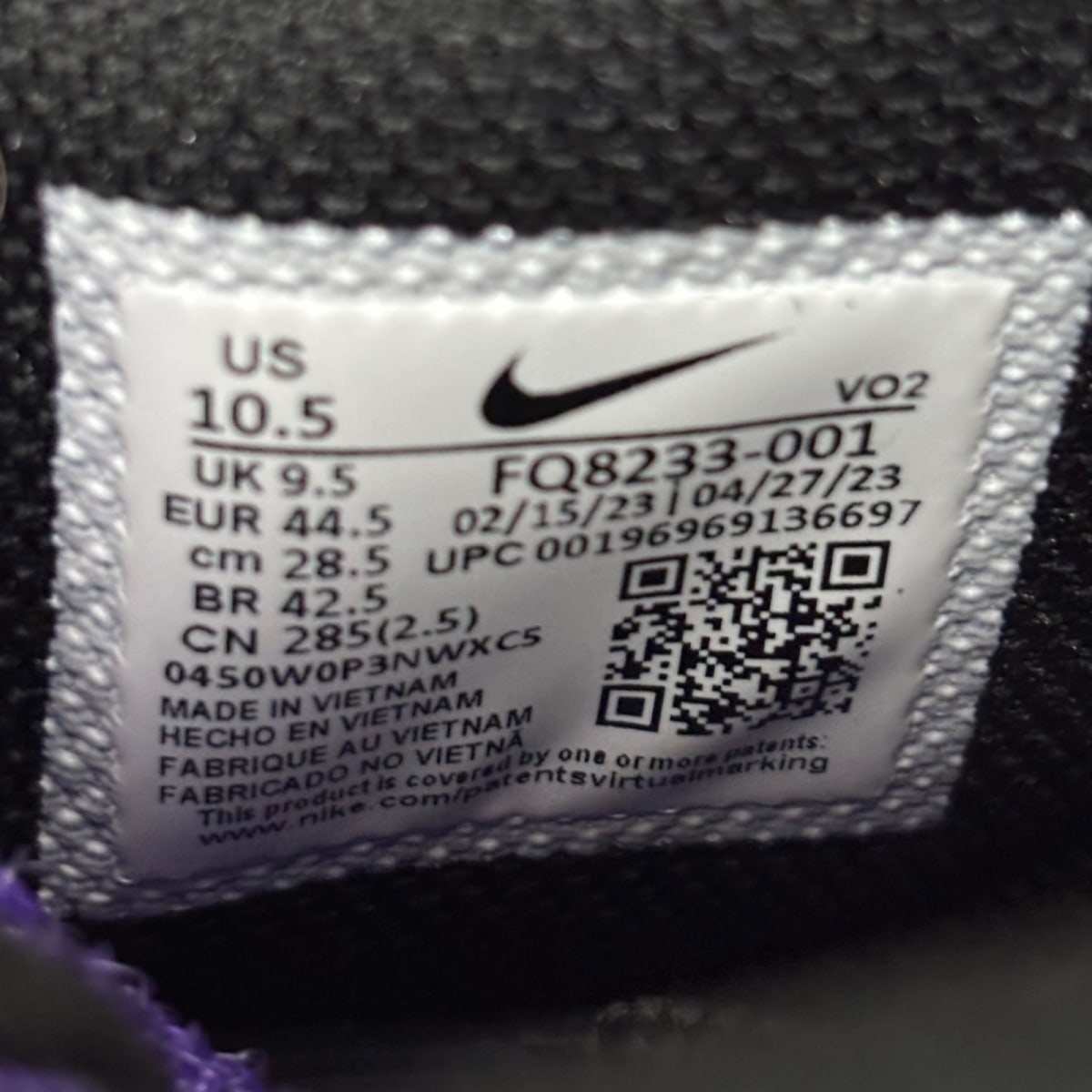 Nike Air Max 2 CB '94 OG Black White Purple (2023) - Image 8