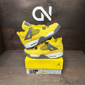 Jordan 4 Retro Lightning (2021) Size 10 (Pre-Owned) - front