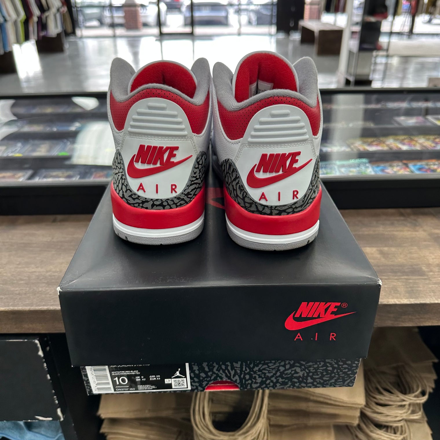 Fire Red Jordan 3 (Lightly Worn)