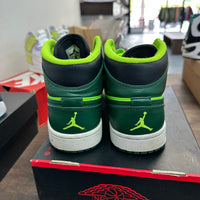 Air Jordan 1 Retro Mid Gorge Green (Used, No Insoles, No Box)