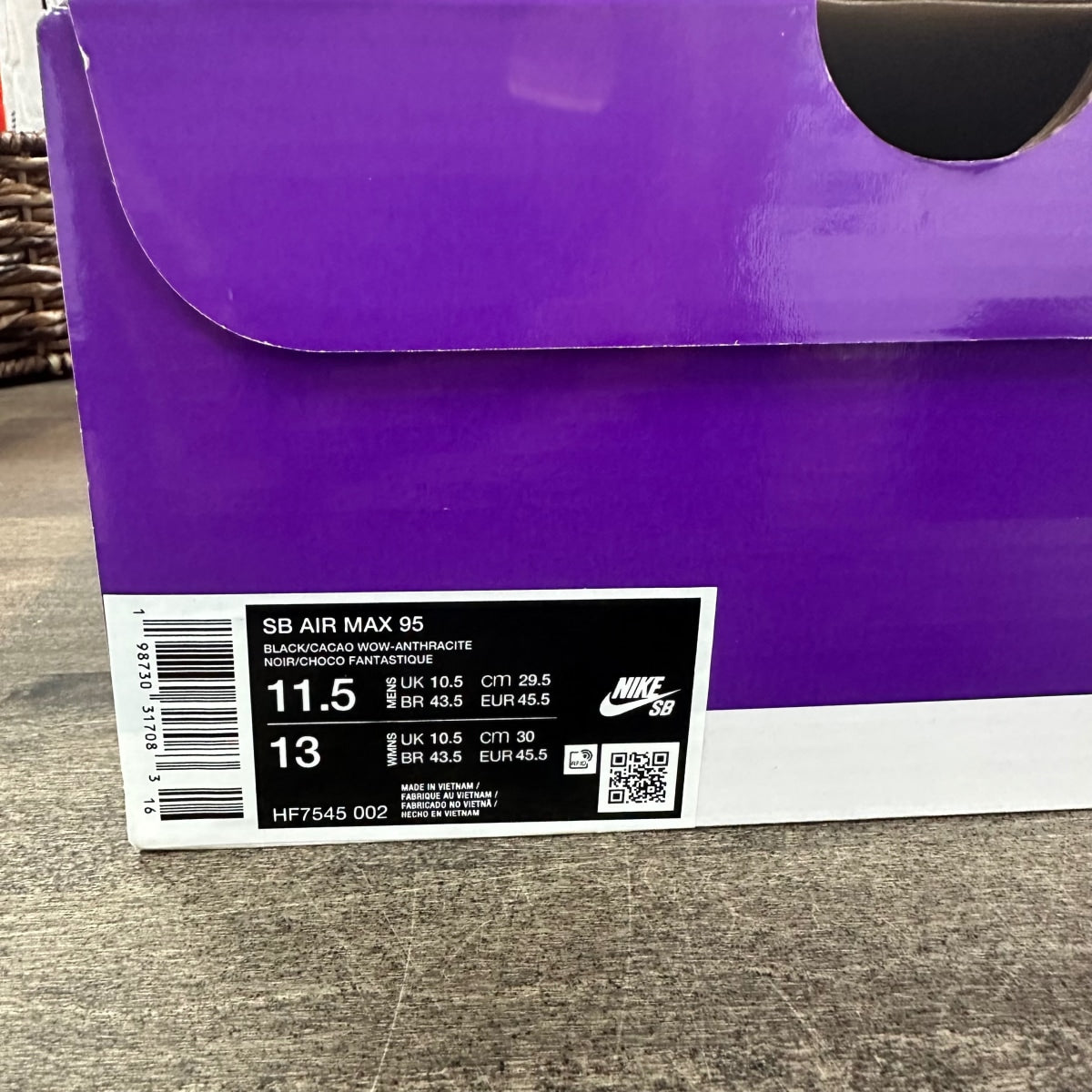 Nike Air Max 95 SB Cacao Wow - Image 6