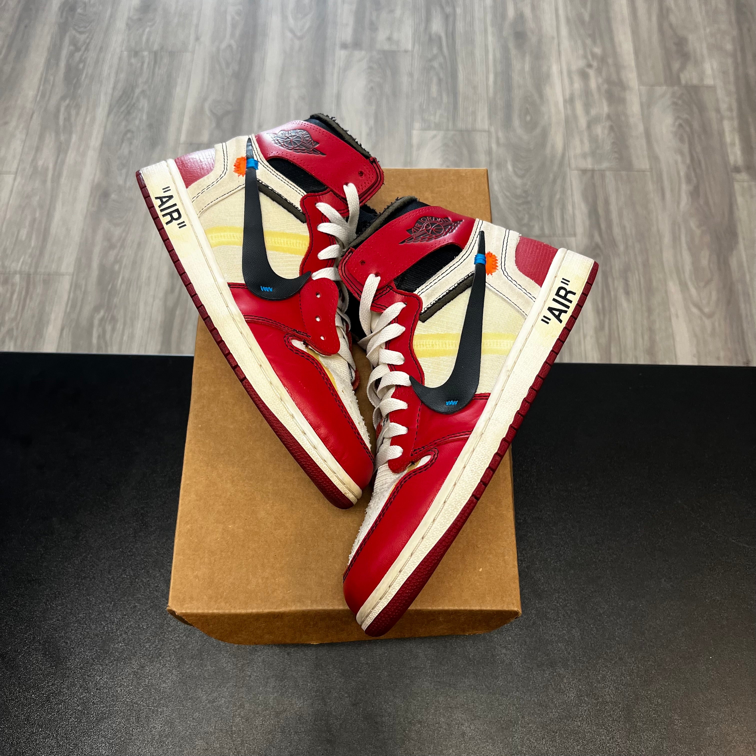 Off white jordan 1 used best sale