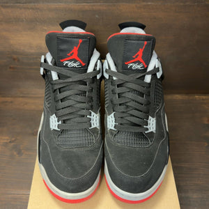 Jordan 4 Retro Bred (2019) Size 10 (Pre-Owned) - Image 3