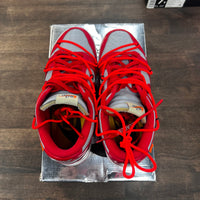University Red Off-White Nike Dunk Low (USED)