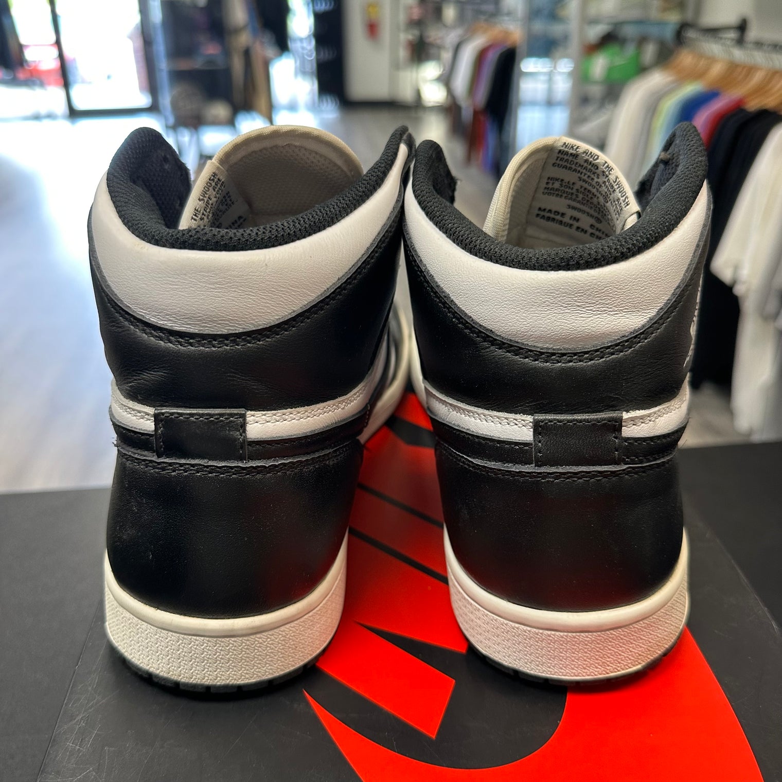 Black White Jordan 1 High Retro (2014) (USED)