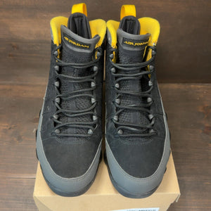 Jordan 9 Retro Dark Charcoal University Gold Size 11 (Pre-Owned) - Image 3