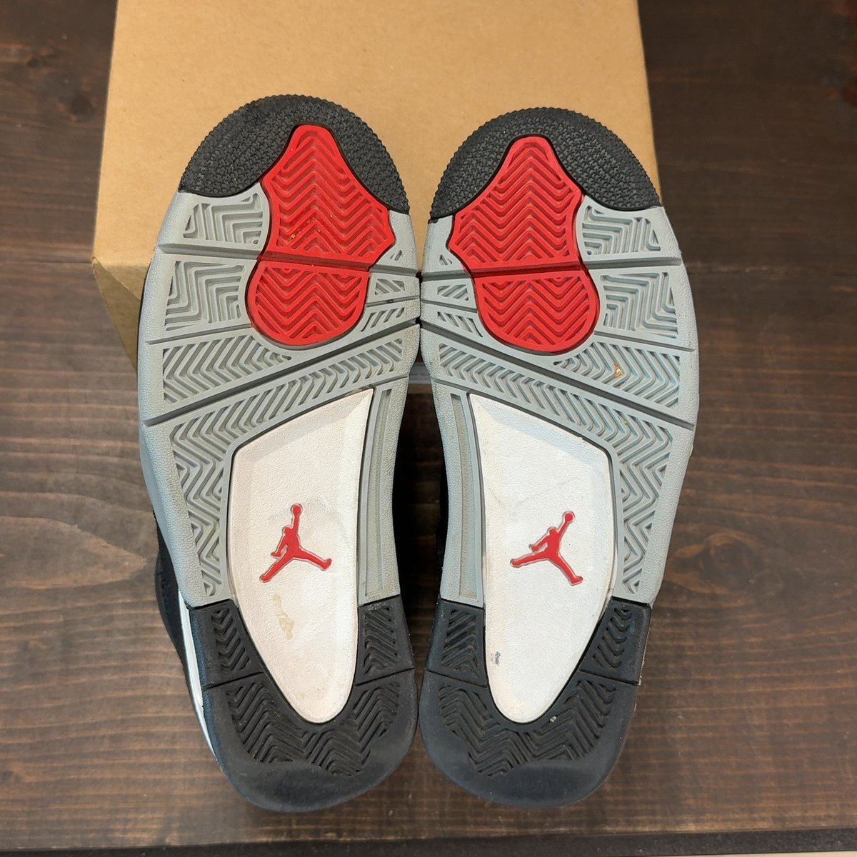 Jordan 4 Retro Black Canvas (GS) Size 4.5Y (Pre-Owned) - aux