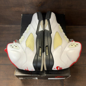 Jordan 5 Retro Fire Red Silver Tongue (2020) - Image 6