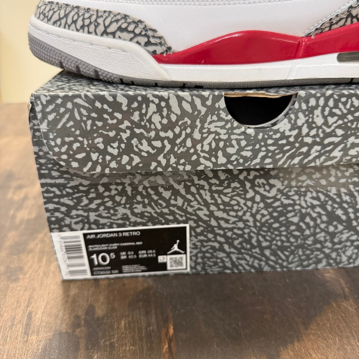 Jordan 3 Retro Cardinal Red - Image 7