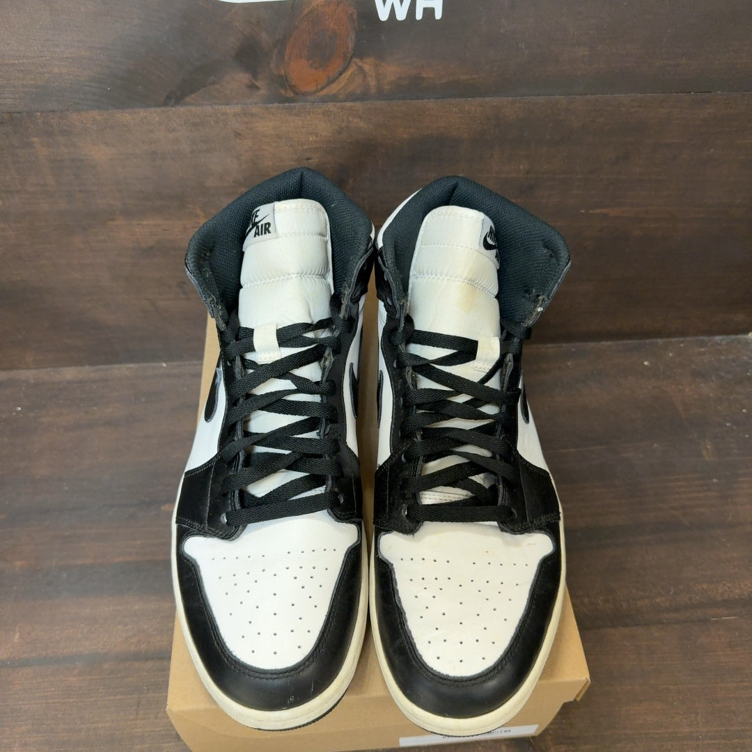 Jordan 1 Retro Black White (2014) Size 12 (Pre-Owned) - Image 3