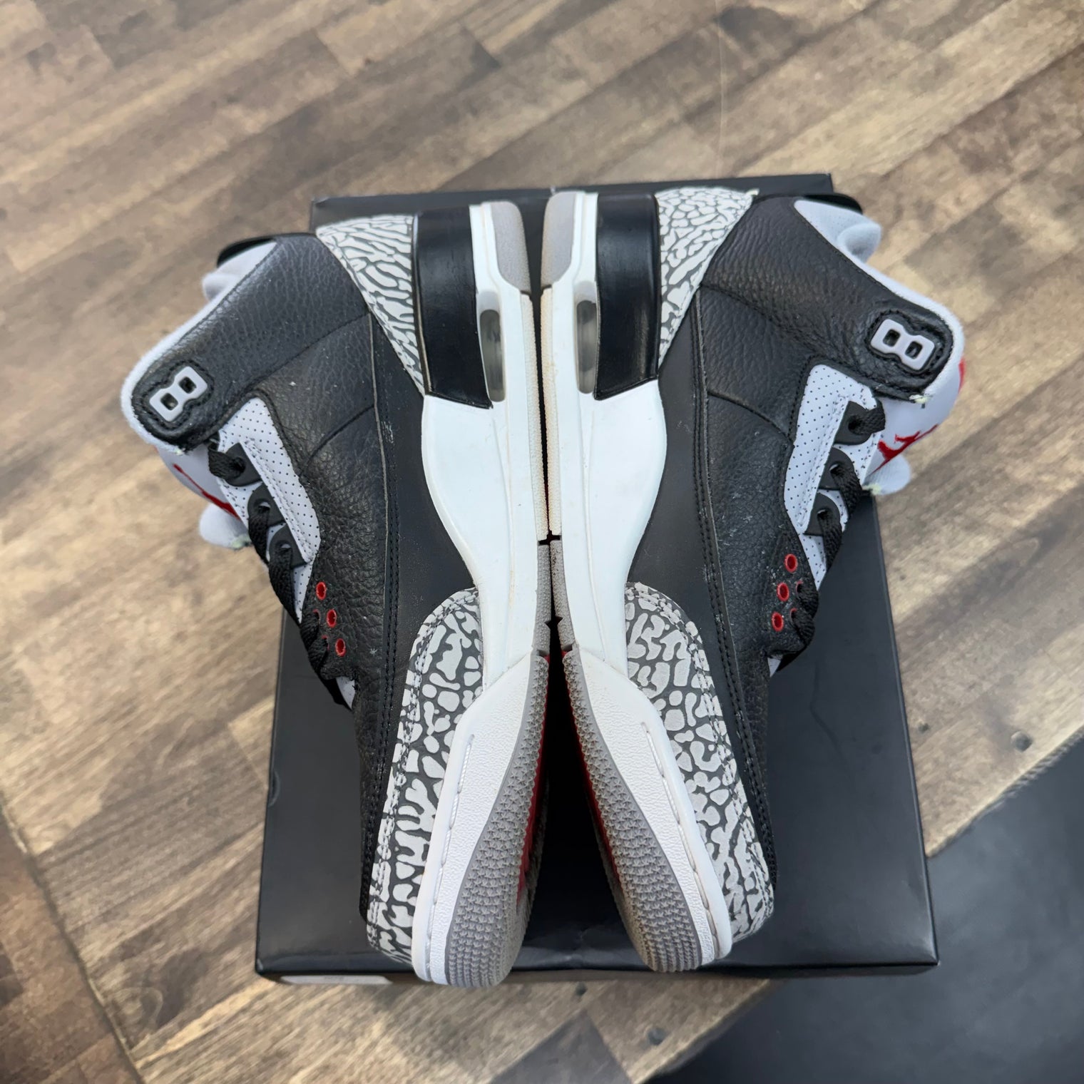 Black Cement Jordan 3 2018 (USED)