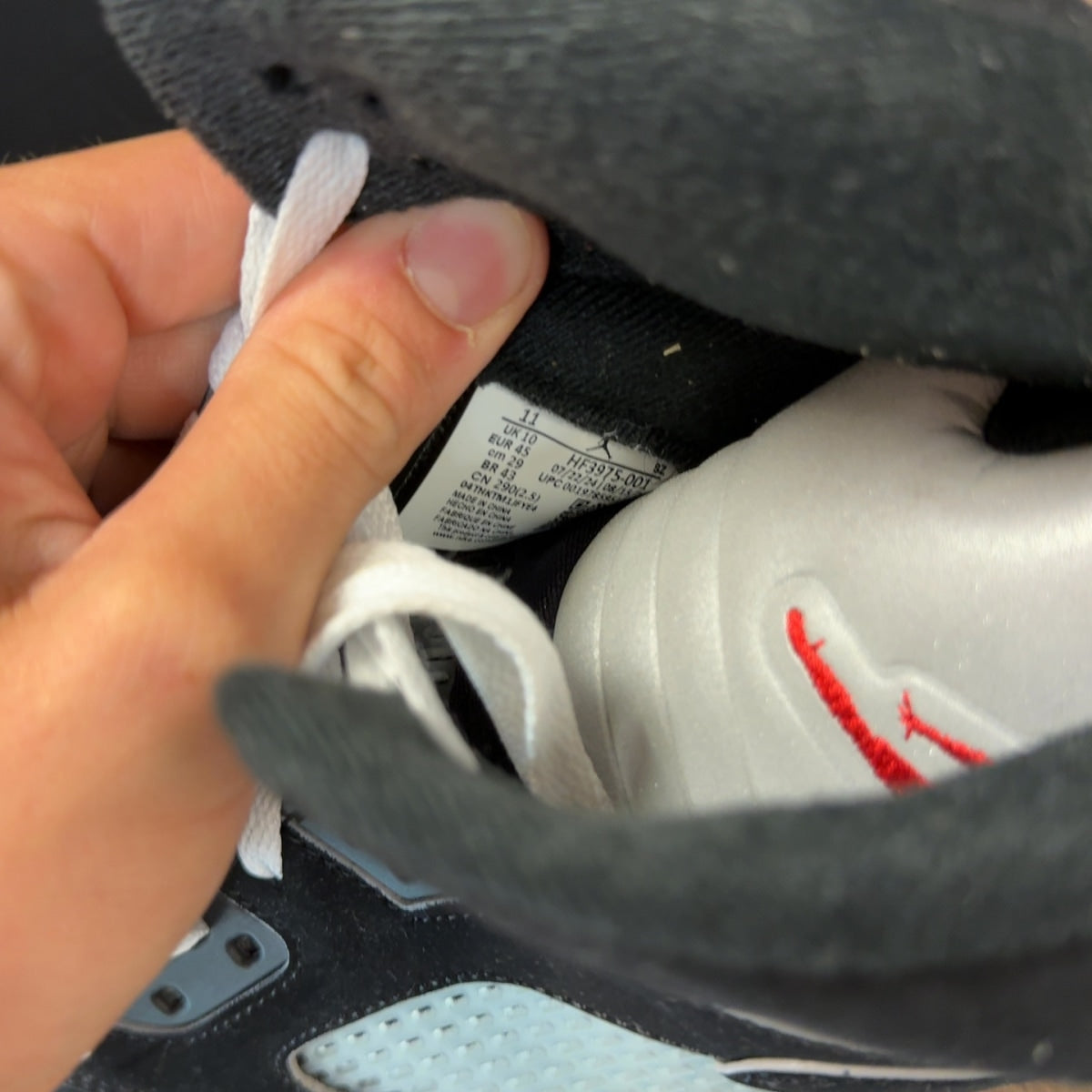 Jordan 5 Retro OG Black Metallic Reimagined - Image 7