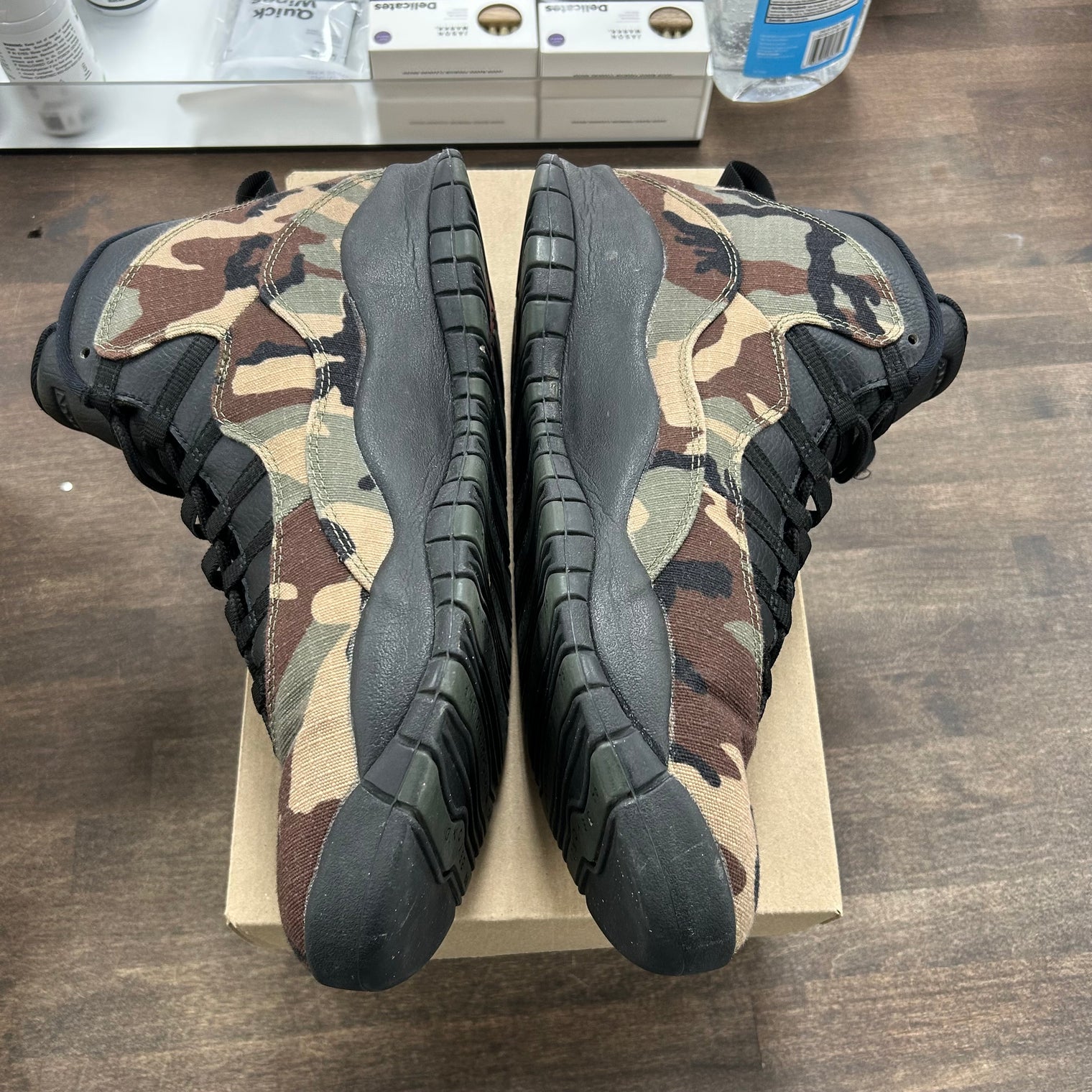 Camo Jordan 10 Retro (USED, No Box)