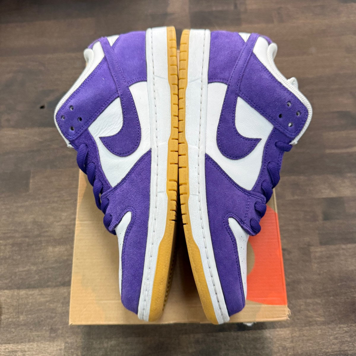 Nike SB Dunk Low Pro ISO Orange Label Court Purple - Image 5