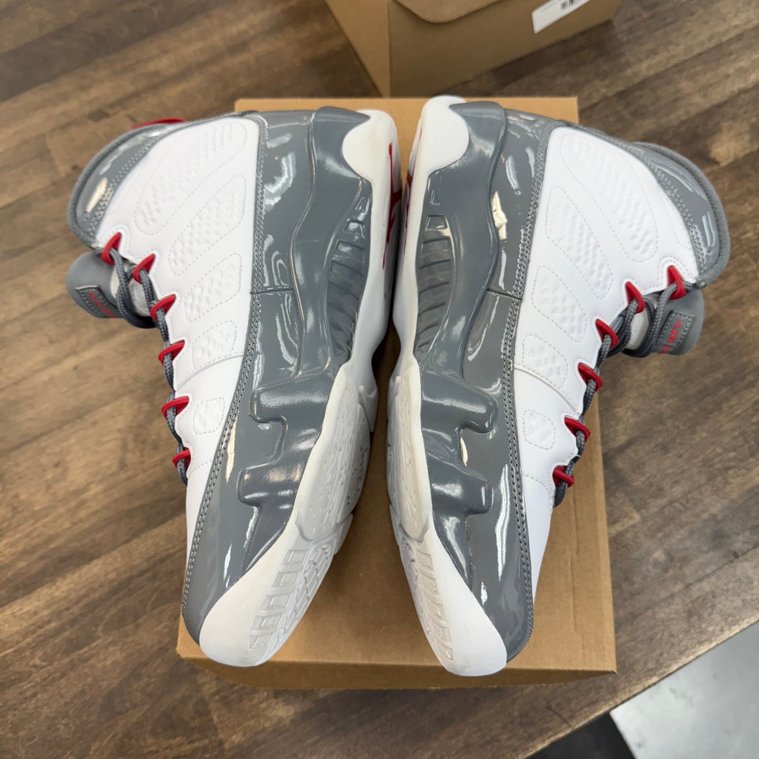 Fire Red Jordan 9 (USED, No Box)