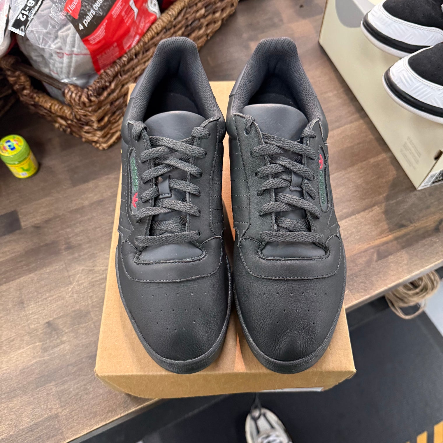 Calabasas Core Black adidas Yeezy Powerphase (USED, No Box)