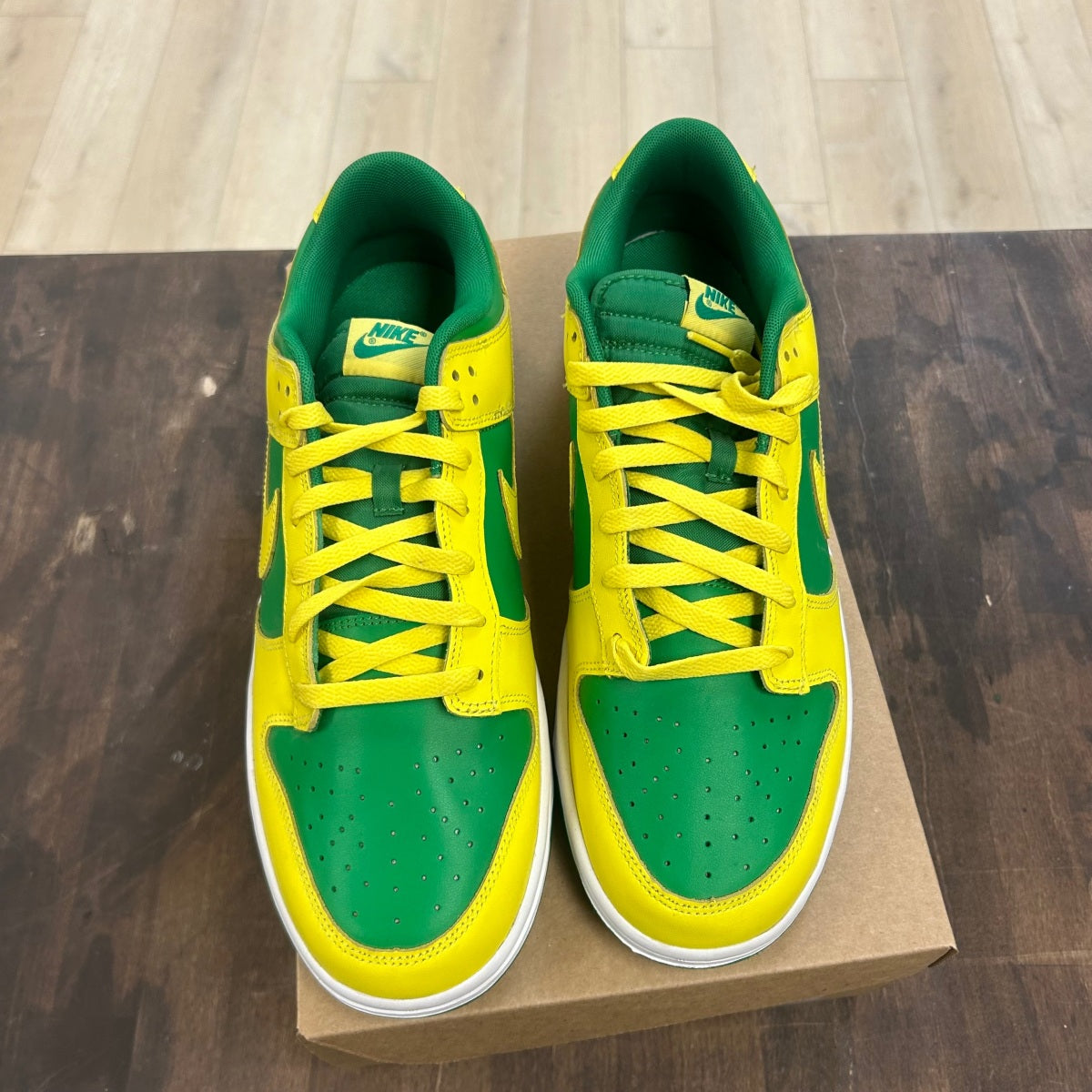 Nike Dunk Low Retro Reverse Brazil Size 12 (Pre-Owned) - Image 2
