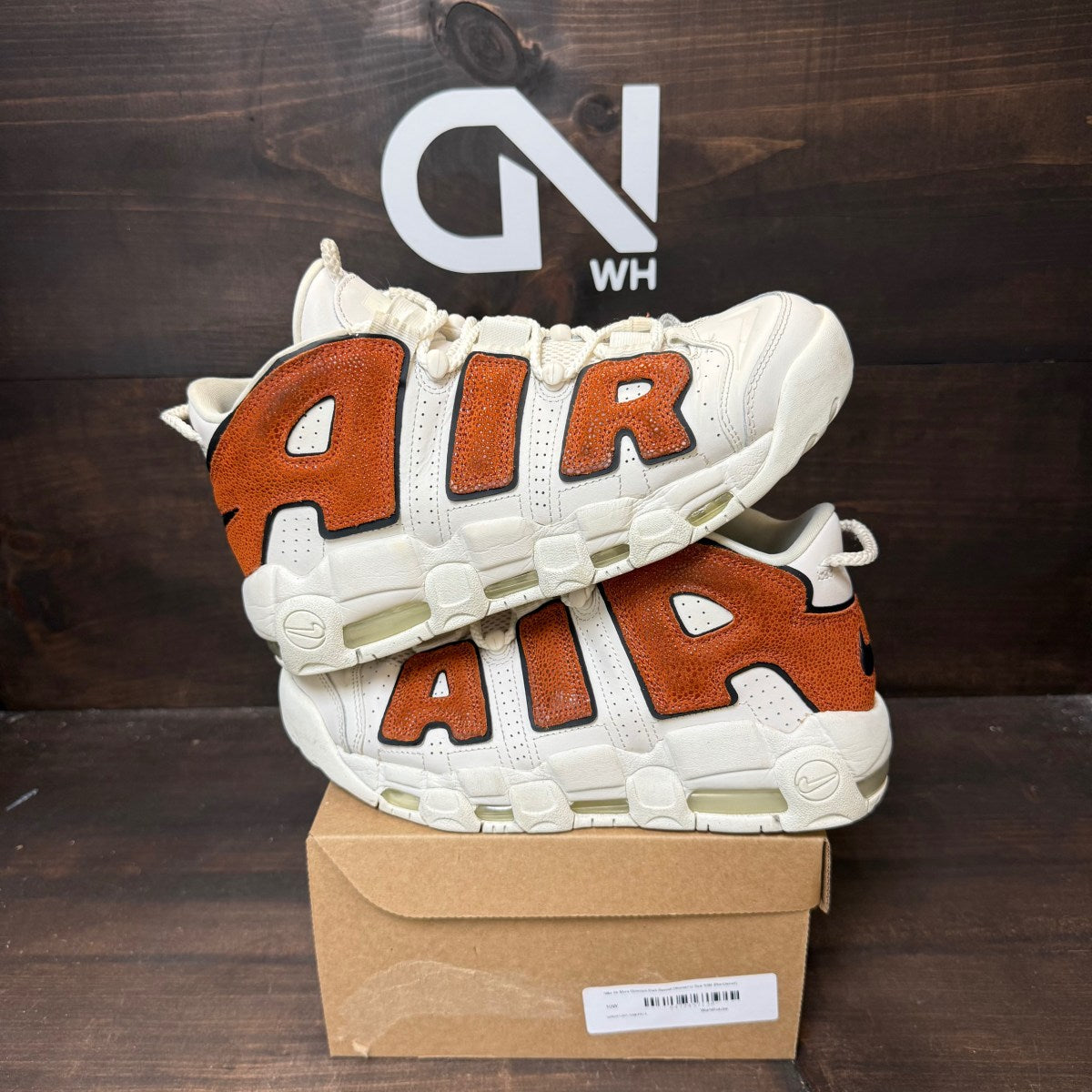 Nike Air More Uptempo Dark Russet (Women's) Size 10W (Pre-Owned) - Image 1