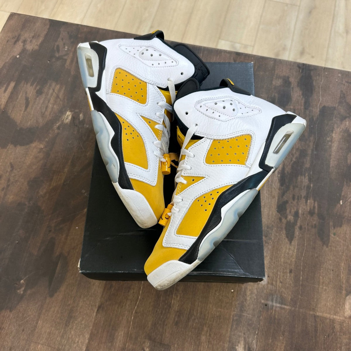 Jordan 6 Retro Yellow Ochre (GS) - Image 1