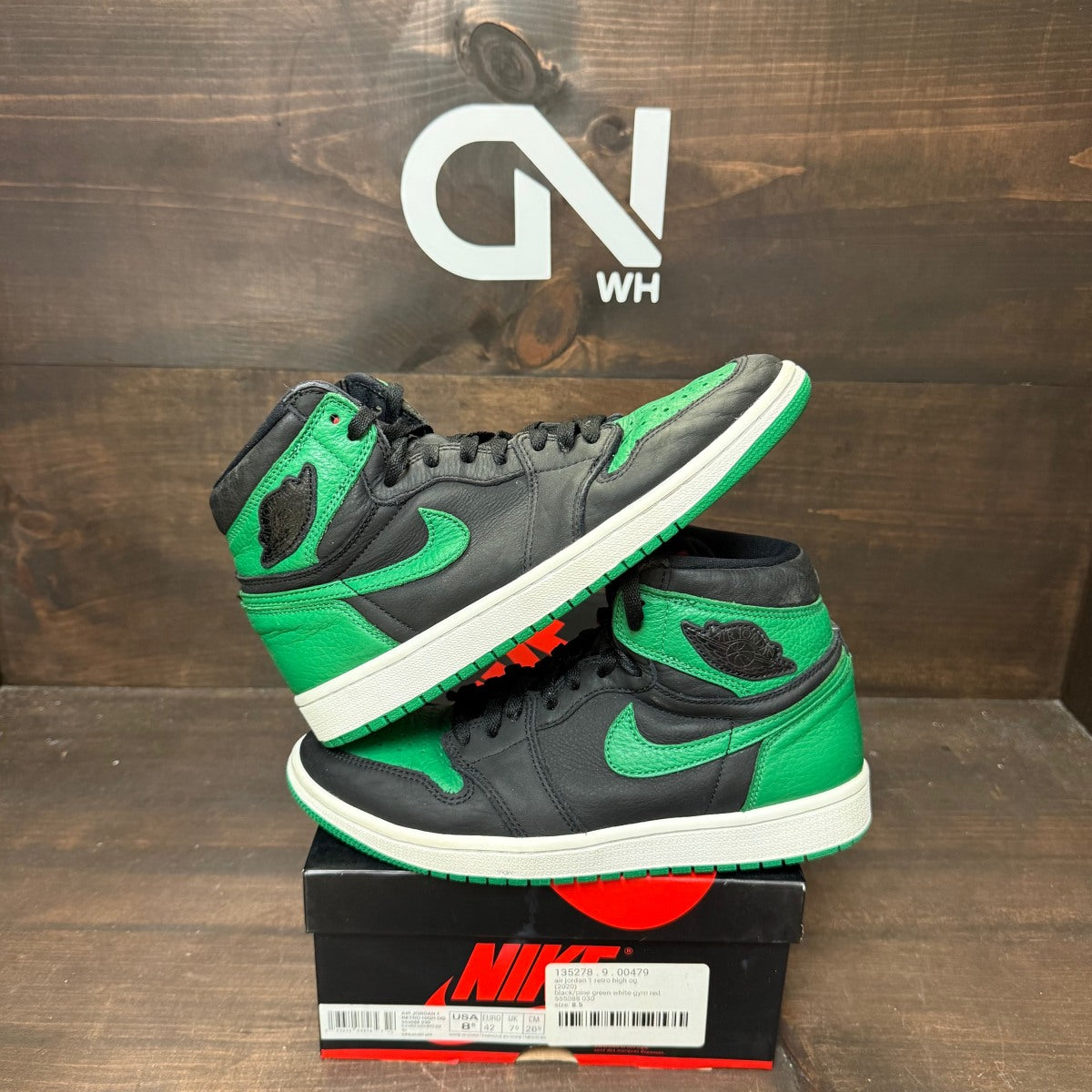 Jordan 1 Retro High Pine Green Black - Image 1