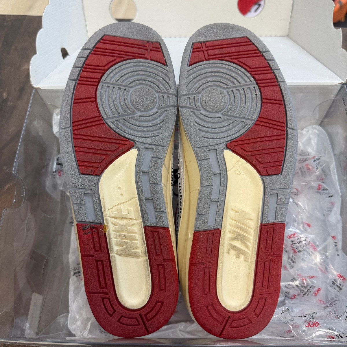 Jordan 2 Retro Low SP Off-White White Red - Image 6