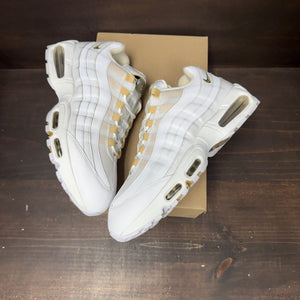 Nike Air Max 95 OG Big Bubble White Team Gold Size 12 (Pre-Owned) - tag