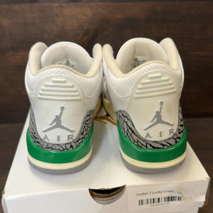 Jordan 3 Retro Lucky Green (Women's) Size 7W (Pre-Owned)