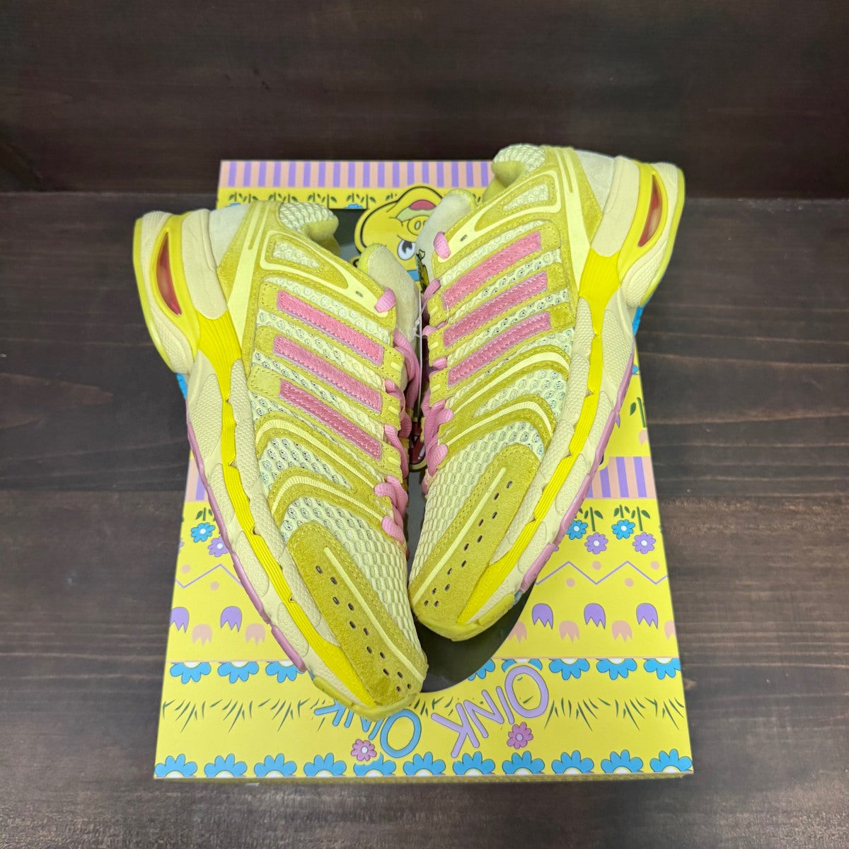adidas Adistar Control 5 Unheardof Pork Chop Piggy Runner 2.0 Cheeseburger Size 11.5 (Pre-Owned) - Image 2